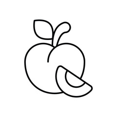 Peach Vector icon