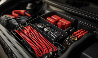 Auto care kit focused on vehicle maintenance, providing essential tools and products for efficient service