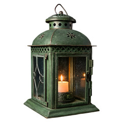 Beautiful ramadan kareem latern on white background