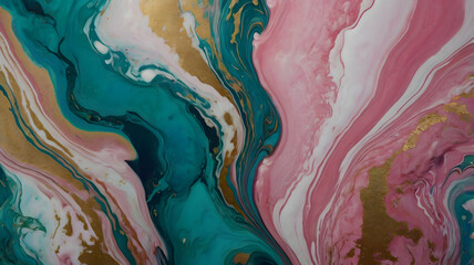 Liquid Marble Rainbow Swirls: A luxurious wallpaper showcasing a mesmerizing liquid marble effect, with rich multicolored swirls of pink, blue, gold, and emerald green.