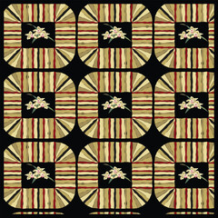 seamless pattern with geometric shapes