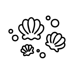 Obraz premium a black and white line drawing of a Summer Coloring Pages for kids