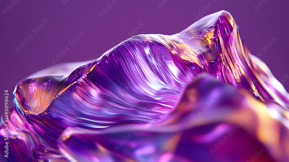 Poster close up view of a purple colored object with intricate details and textures
