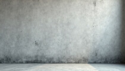 Weathered grey concrete wall with subtle light variations , design, urban