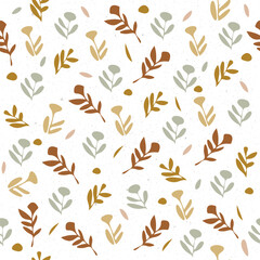 Aesthetic Leaves Simple Pattern Design