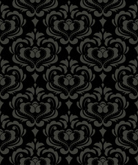 Luxury Damask Pattern – Elegant Ornate Design for High-End Interiors and Fashion Indulge in timeless sophistication with this exquisite damask pattern, meticulously crafted