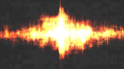 Abstract fiery energy bursts across dark gridded background.