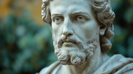 statue of the jesus christ on a neutral background 3d rendering