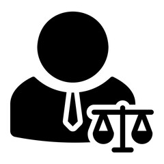 lawyer Solid icon