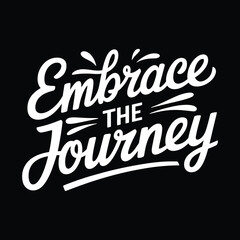 Silhouette Motivational Typography T-Shirt Design for Inspirational Wear