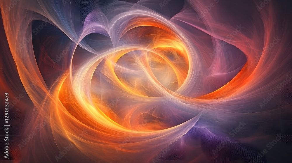 Poster abstract pattern with multiple dynamic lines and shapes creating a complex visual texture