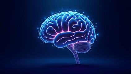 A symbolic digital illustration of a human brain made of interconnected glowing circuits, representing artificial intelligence and neural networks.
