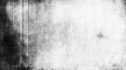 Naklejka premium Abstract Grayscale Texture Showing Scratches and Distressed Effects on White Background.