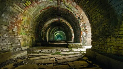 Explore the mysterious abandoned tunnels filled with history and nature's touch