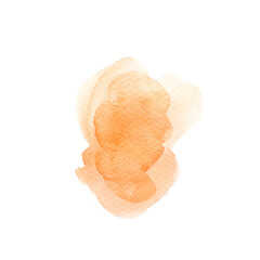 a orange watercolor.