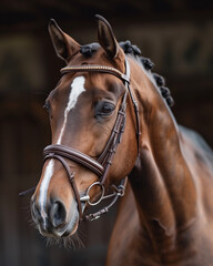 Fototapeta premium horse with soulful eyes