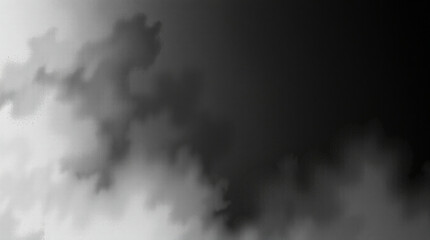 Abstract monochromatic gradient background with atmospheric cloudy effect