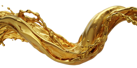 liquid gold splash