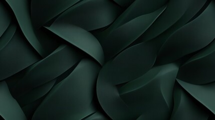 Obraz premium Elegant Green Textile Waves Texture for Background and Decor