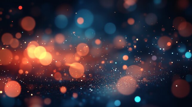 Futuristic science and medical background with glowing molecular structures, abstract atoms and connected particles in a digital technology network, biotechnology and genetic research concept