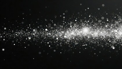 Abstract black and white horizontal noise field , tv static, clean