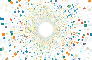 Colorful Abstract Geometric Pattern Design