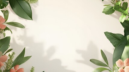 Naklejka premium Serene Mountain Lake with Purple Flowers and Reflections