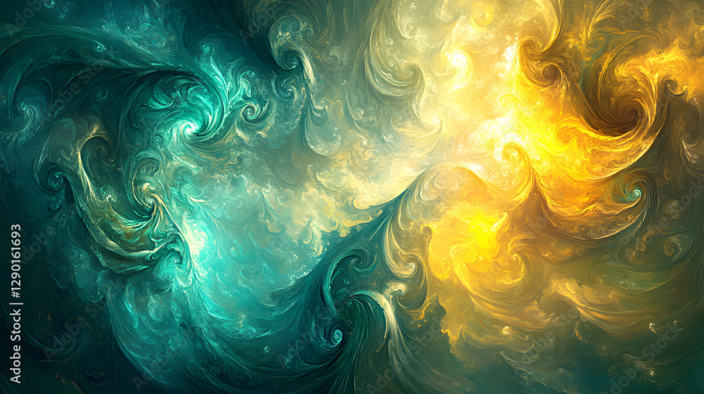 Poster collection of colorful abstract wallpapers with various geometric patterns and textures