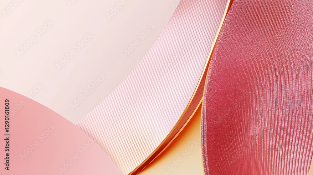 Aufkleber abstract layers in pastel tones with golden accents creating a gentle and luxurious background for g