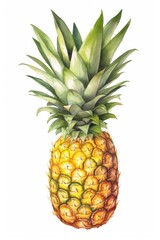 Fototapeta premium Pineapple fruit plant food.