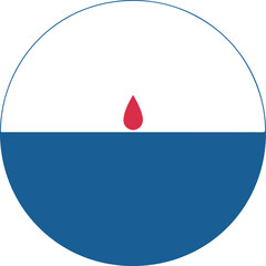 Fototapeta premium Diabetes Awareness Icon – Medical Symbol for Blood Sugar, Health Care, and Prevention