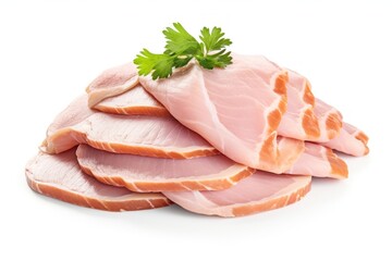 Turkey slices meat pork food.