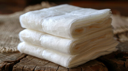 Wet Wipes: Pre-moistened disposable cloths designed for cleaning hands, faces, or surfaces, available in travel-size or larger packages for convenience.
