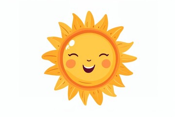 Cute png sun face sky.