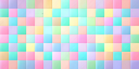 Pastel Abstract Squares Background. Geometric Pattern Design