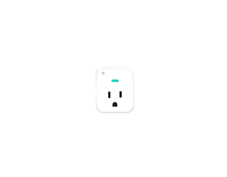 Power socket icon isolated on transparent background