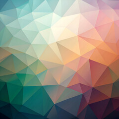 Obraz premium Abstract Geometric Background with Low Poly Design