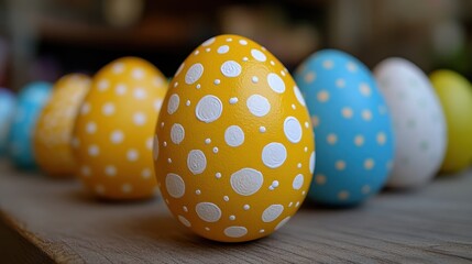 Easter egg painting party for bff's birthday celebration home craft event festive environment close-up view