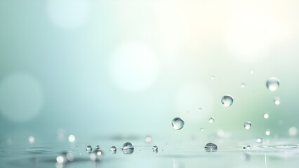 "Wide Water Droplets Wallpaper