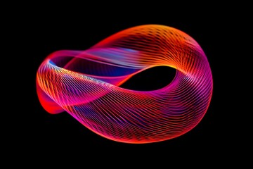 Abstract Colorful Lines Design