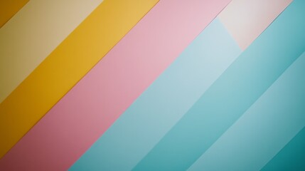 Fototapeta premium An abstract painting showcases vibrant geometric shapes in eye-catching reds, blues, and yellows, displaying energetic angles and forms that inspire creativity