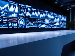 Digital background perfect for tech processes, neural networks, artificial intelligence, data transfer and encryption, digital archives, sound and graphic presentations, science, education, etc