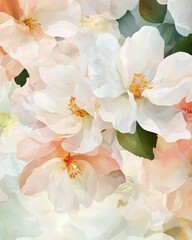 Delicate floral arrangement nature fine art soft colors close-up serenity and beauty