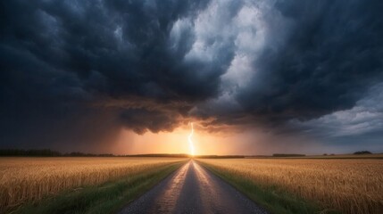 A cutting-edge data center showcases tall server racks glowing in neon blue and purple light, offering a sci-fi atmosphere with a reflective glossy floor