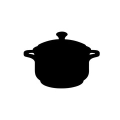 Adobe t cooker silhouette vector icon sign symbol illustration design.Artwork