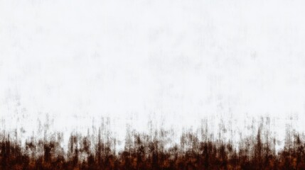 Brown stain spreading across white textured background