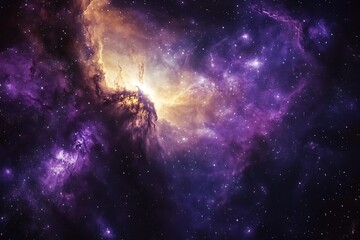 Obraz premium Awe-Inspiring Deep Space Nebula