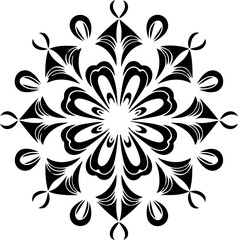  "Mandala Stencil Vector Art – Intricate Geometric Design for Decorative Patterns, Spiritual Art, and Creative Projects"