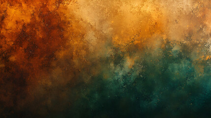 color texture with warm browns, deep greens, and muted orange blending organically 