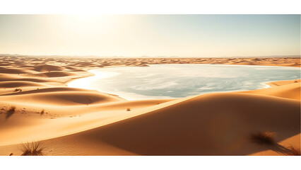 sunset in the sand